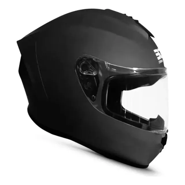 Casco Moto Edge Integral F. S. Negro Certificado Dot