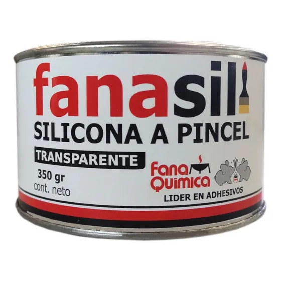 Silicona Sellador A Pincel Fana Química Fanasil Transparente