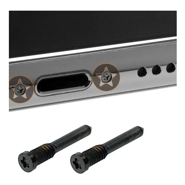Tornillo Pantalla Inferior iPhone 11 Pro Max El Par Nuevo