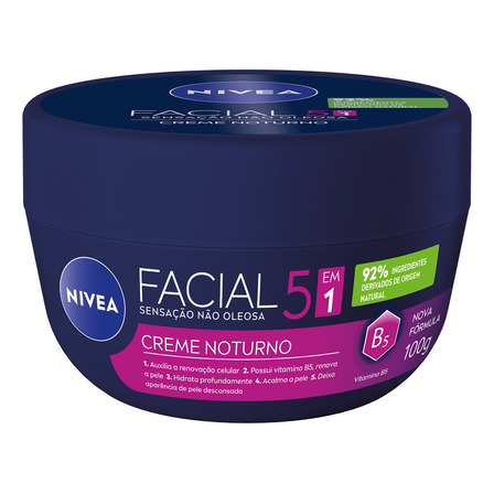 Nivea Creme Hidratante Facial Noturno 100g Nivea Creme Hidratante Facial Noturno 100g