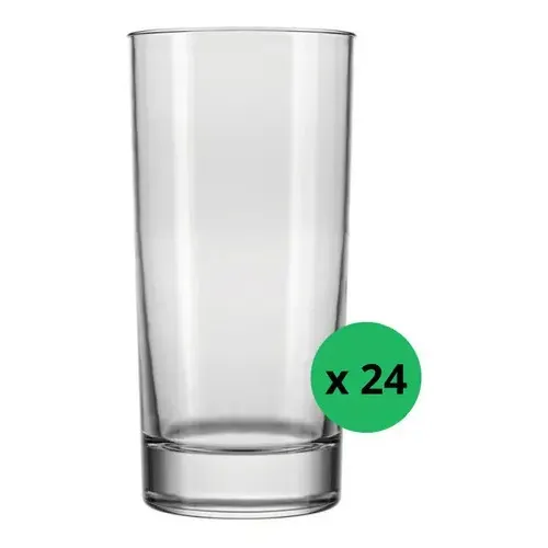 Vasos Trago Largo Nadir Cylinder 350ml X24 Color Transparente | Cuotas sin interés