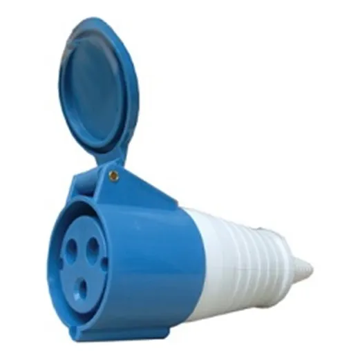ENCHUFE HEMBRA VOLANTE LEXO 2P+T 16A 220V IP44