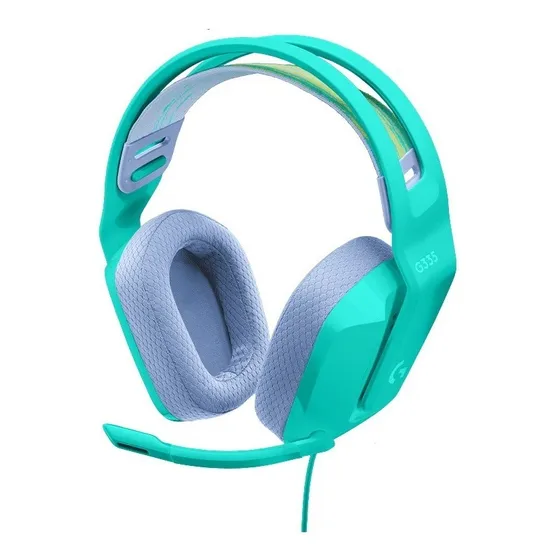 Auriculares Gamer Logitech G335 - Conectores 3.5mm Menta
