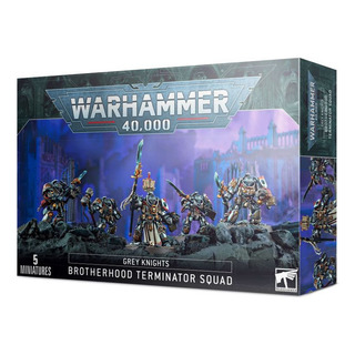 Gw Warhammer 40k Grey Knights Brotherhood Terminator Squad Gw Warhammer 40k Grey Knights Brotherhood Terminator Squad