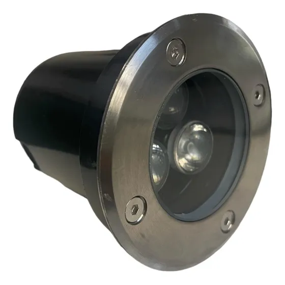 Bala Led De Piso 3w Luz Blanca Para Piso Y Pared