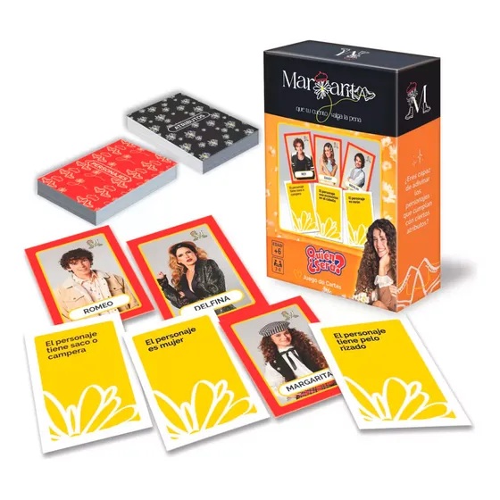 Juego De Mesa ¿quién Será? Margarita Con Cartas