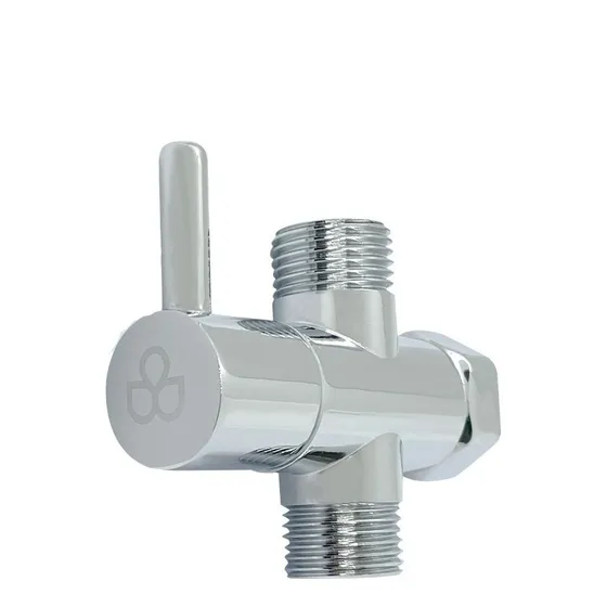 Llave Arresto Doble Metalica Baño Cocina Griven 