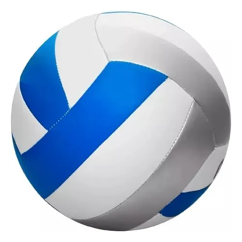 Balón De Voleibol Diseño Clásico N.5 Blanco Con Azul