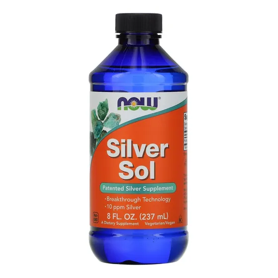 Supplement Now Silver Sol 10 Ppm Con Plata Elemental 240 Ml