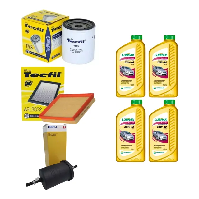 Kit Troca Óleo + Filtros Corsa Classic 2006 2007 2008 2009