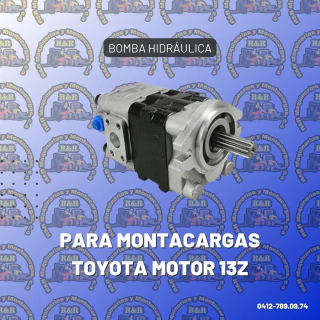 Bomba Hidráulica Para Montacargas Toyota Motor 13z