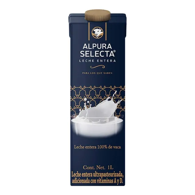 Leche Alpura Selecta Entera 1L