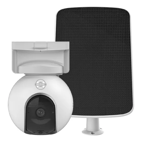 Kit Camara De Seguridad 4g Exterior Ptz Panel Solar Ezviz CS-EB8-R100