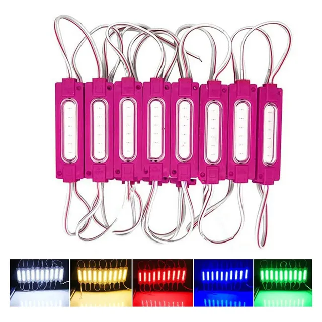 60 Modulos Led 2835 Ip65 YUHC contra agua luz colores luz rosa