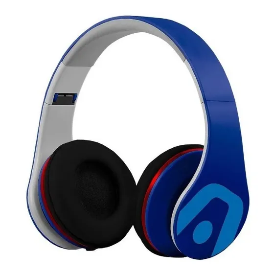 Audífonos Argon Tech Ultimate Dj Pro Auxiliar Azul  