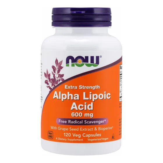 Supplement Now Foods Ácido Alfa Lipoico 600 Mg 120 Cápsulas