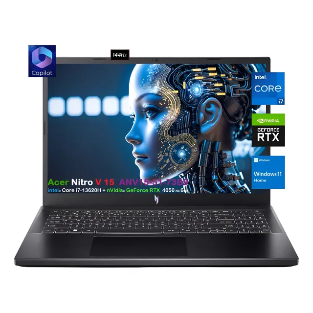 Acer Nitro V 15  Core I7-13620h 40gb 512gb 15.6 Rtx 4050 6gb Negro Iman (Reacondicionado)