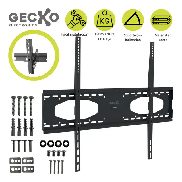 Soporte Fijo Para Tv De Hasta 120 Pulgadas Gecko