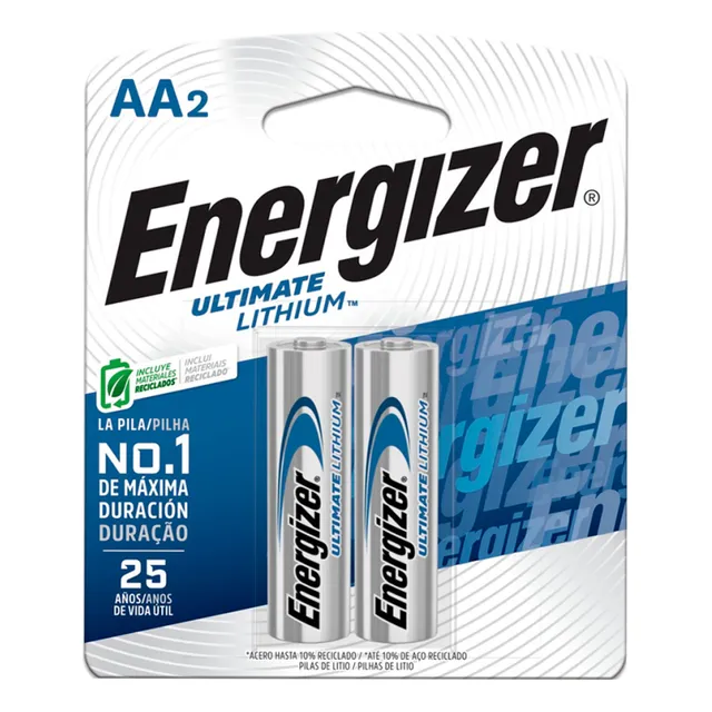 Pila Litio Energizer Aa X2 Unidades / Superstore
