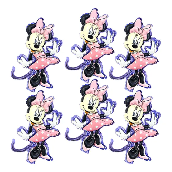 Set Pack Globo Minnie 35cm X 6u