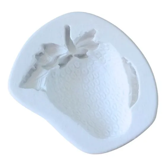 Molde De Silicone Morango G Confeitaria E Biscuit