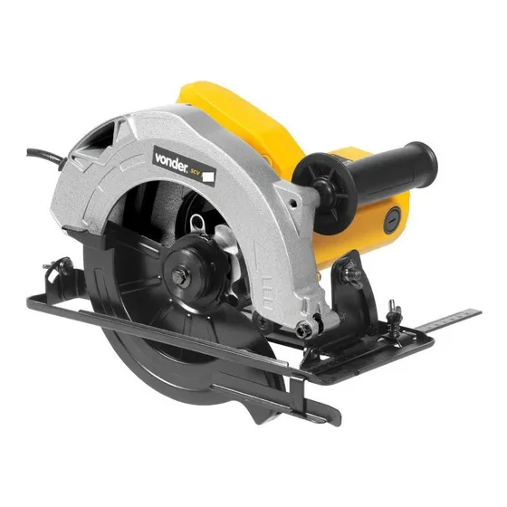 Serra Circular 7.1/4 1400w Scv1400 Vonder Cor Amarelo Frequência 50 Hz/60 Hz 127V