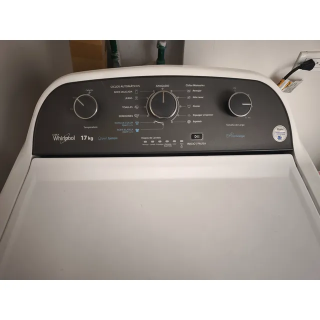 Lavadora Whirlpool Xpert 17 Kg Blanca 8mwtw1725 *en Mty** Blanco