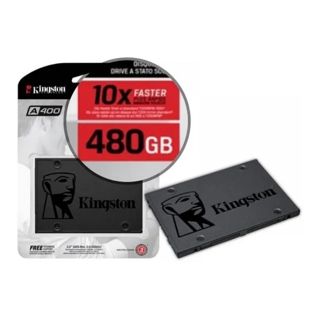 Disco Duro Solido Ssd Sata Interno Pc Laptop Kingston 480gb