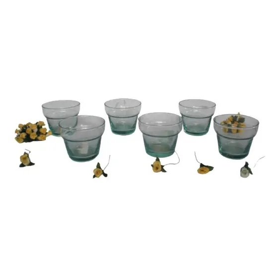 Brisero, Porta Vela, Vidrio, Decoración, Velón , Pack De 4  