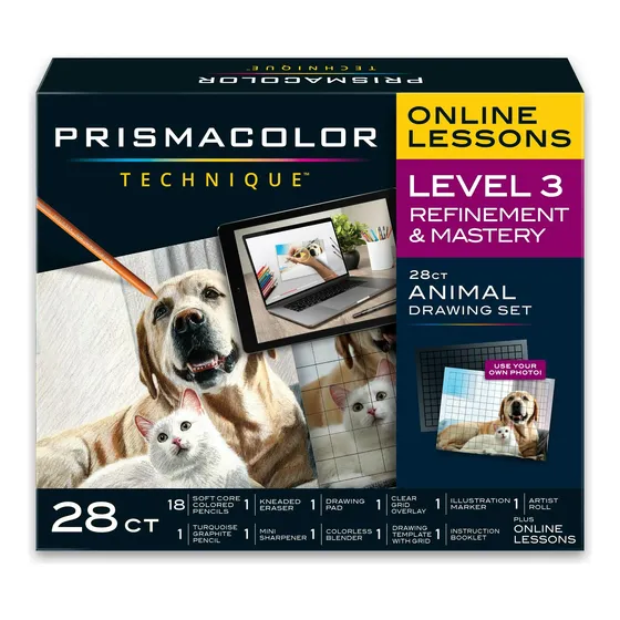 Prismacolor Premier Set 28 Piezas + Curso Dibujar Animales