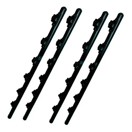 Tubo Cerco Eléctrico Esquina 6-linea (sin Aislador) Metalnet
