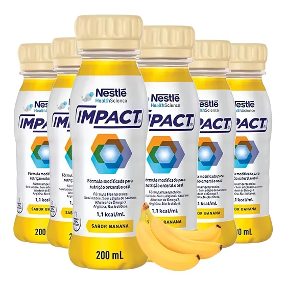 Impact Nestlé, Kit C/6 Frascos (escolha O Sabor) Promoção