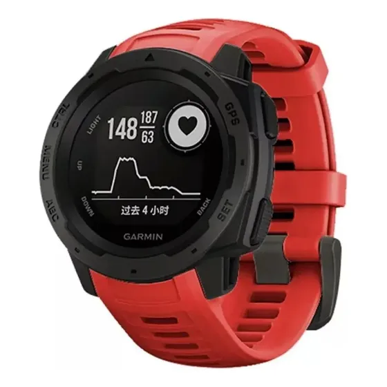 Correa Silicona Para Garmin Instinct Solar Sports Tide Color Rojo BANANATIENDA