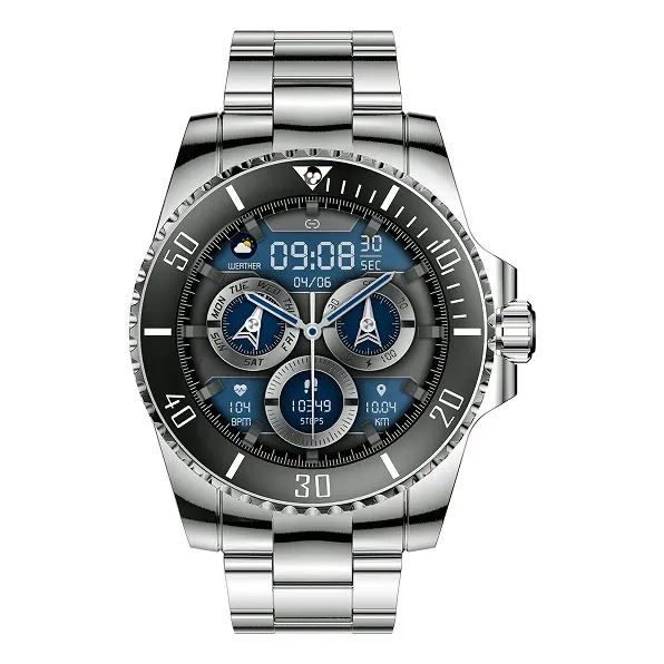 Reloj Smartwatch Lt15 Hombre Elegante Sumergible 5 Atm