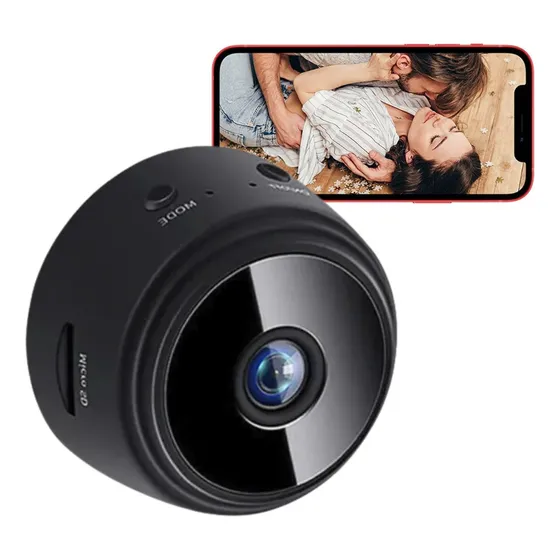 Camera Espia Wifi Sem Fio C/ Som Visão Noturna Escuta