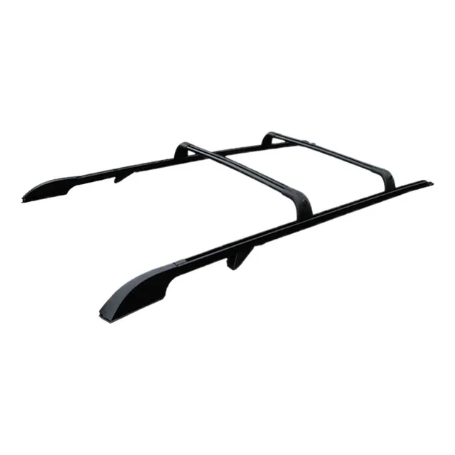 Uds Bastidor Rail Techo Aluminio Version Larga Barra Carga 4
