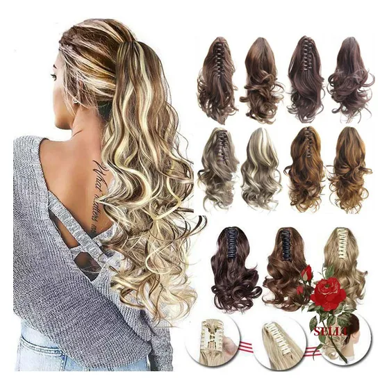 Cola De Cabello Larga Abundante Ondulada En Caiman