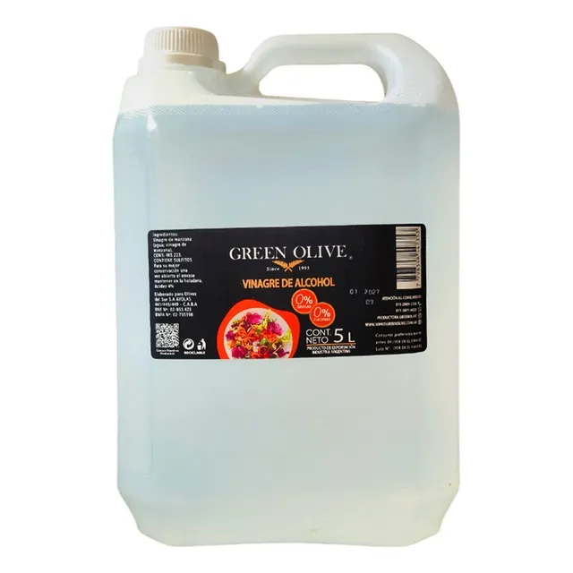 Vinagre Blanco De Alcohol X 5lts -