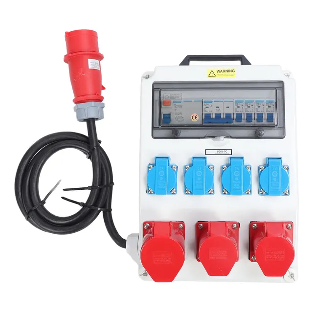 Distribuidor De Alimentación, 4 Unidades, 250 V, 16 A, Enchu