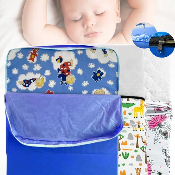 Capa Colchão Protetor Impermeável Berço Mini Cama Antiácaro