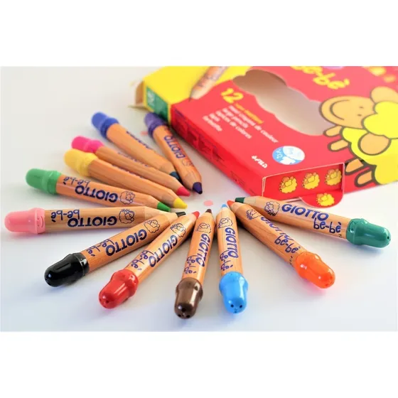 Lapices 12 Colores Giotto Bebe