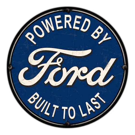 #670 - Cuadro Decorativo Vintage Ford Auto Quincho No Chapa