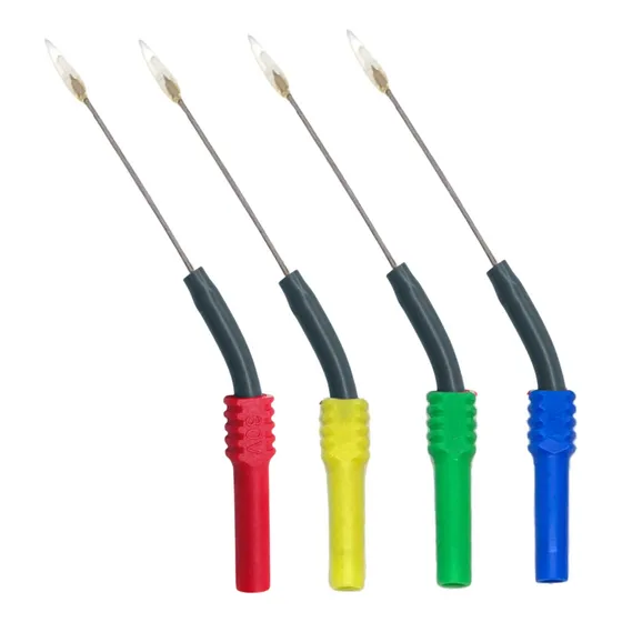 Kit De Acupunturas Flexíveis Para Osciloscópio Com 04 Peças