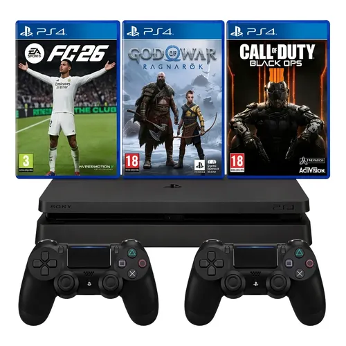 Sony Playstation 4 500gb cor preta - Excelente (Recondicionado
