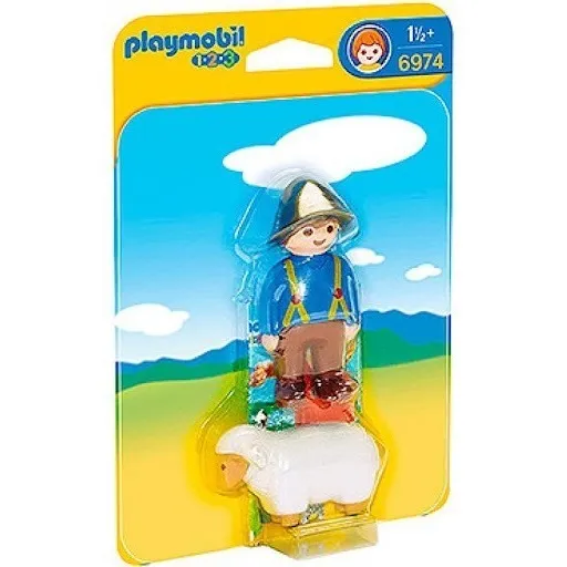 Playmobil Granjero Con Oveja   46974