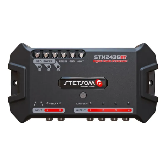 Processador Áudio Digital Stetsom Bluetooth - Stx 2436