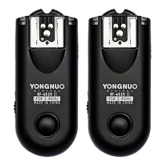 Radio Disparador Flash - Yongnuo Rf603 Iii 2 Uni Nikon Canon