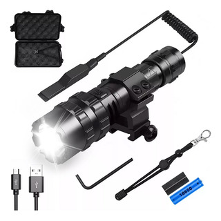 Lámpara Táctica 1600 Lumen Led Recargable Lampara Recargable Lámpara Táctica 1600 Lumen Led Recargable Lampara Recargable