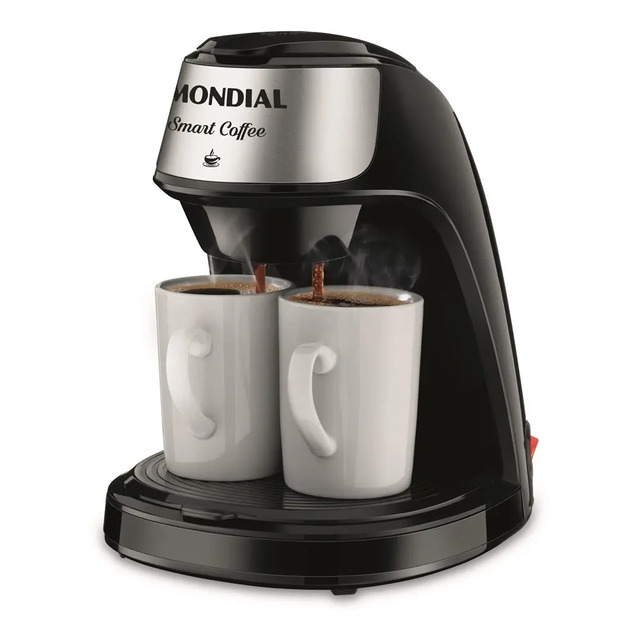 Cafeteira Elétrica Smart Coffe Mondial 500w - C-42-2x-bi Preto 127v