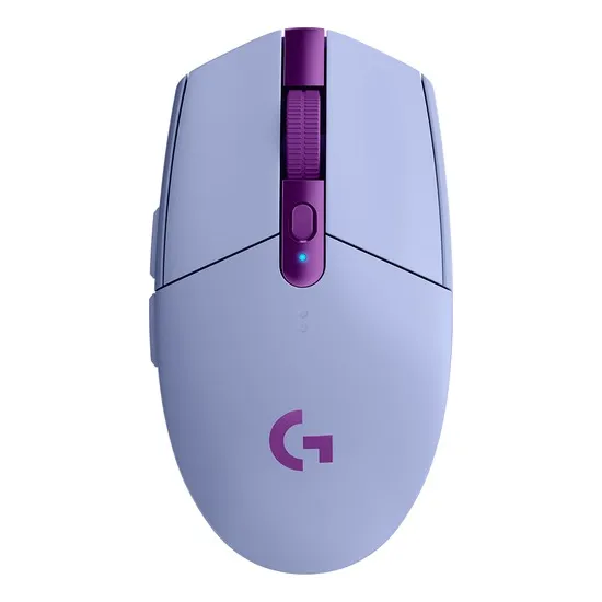 Mouse gamer de juego inalámbrico Logitech GSerie G Lightspeed G305 lila